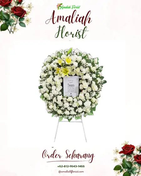 Krans Bunga Duka Pasar Ciputat